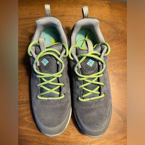 Columbia Women's Fire Venture Gray Suede Waterproof Trail Shoes Size 8 Like NIB - Picture 10 of 16